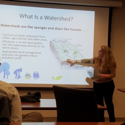 Teaching the community about watersheds 